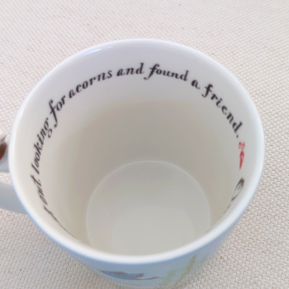 Starbucks 2010 HUXLEY Mouse Squirrel Holiday Coffee Mug Tea Cup 8oz bone China - Picture 5 of 8
